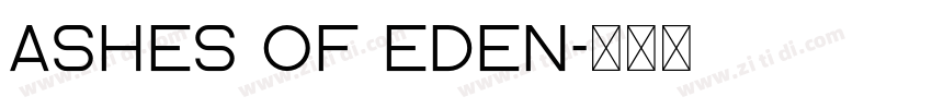 Ashes Of Eden字体转换